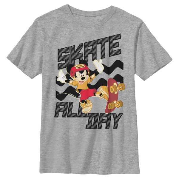 Boy’s Mickey & Friends Mickey Mouse Skate All Day T-Shirt