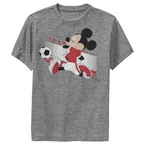 Boy’s Mickey & Friends Mickey Mouse Soccer Canada Performance Tee