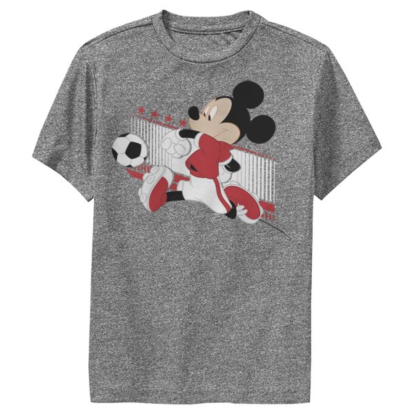 Boy’s Mickey & Friends Mickey Mouse Soccer Canada Performance Tee