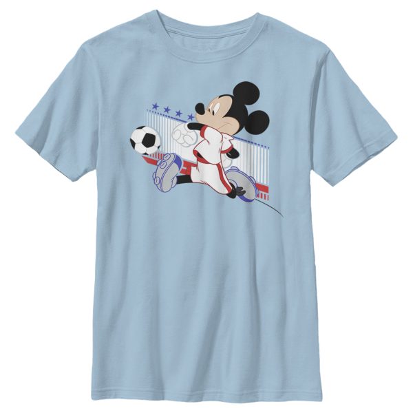 Boy’s Mickey & Friends Mickey Mouse Soccer France T-Shirt