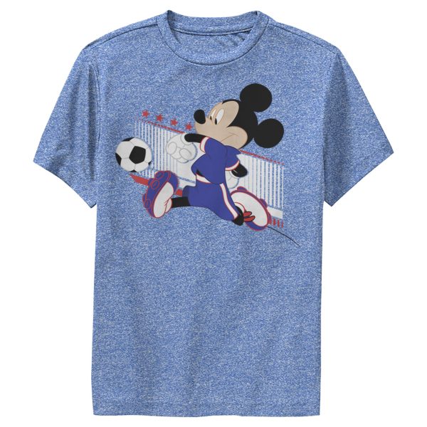 Boy’s Mickey & Friends Mickey Mouse Soccer Japan Performance Tee