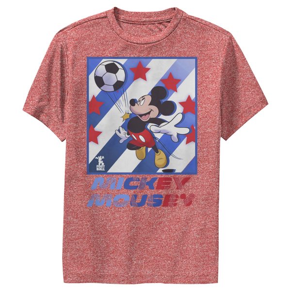 Boy’s Mickey & Friends Mickey Mouse Soccer Star Performance Tee