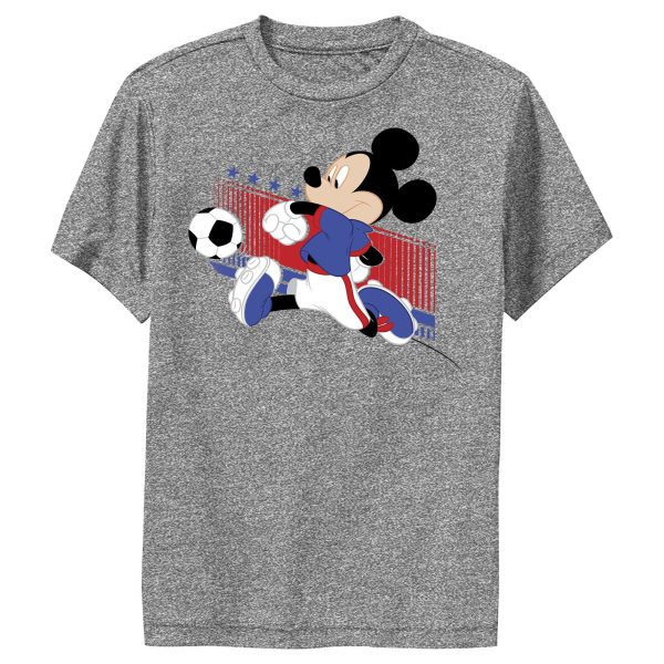 Boy’s Mickey & Friends Mickey Mouse Soccer USA Performance Tee