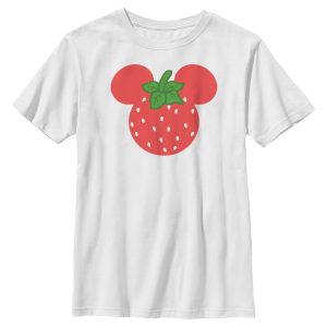 Boy’s Mickey & Friends Mickey Mouse Strawberry Silhouette T-Shirt