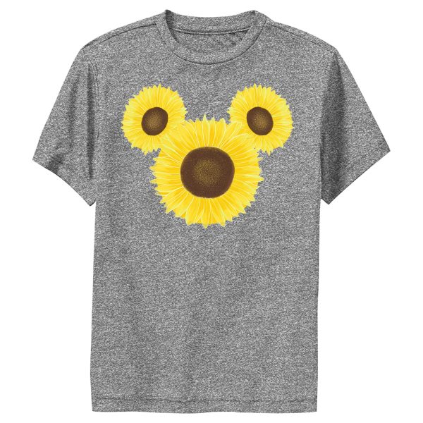 Boy’s Mickey & Friends Mickey Mouse Sunflower Silhouette Performance Tee