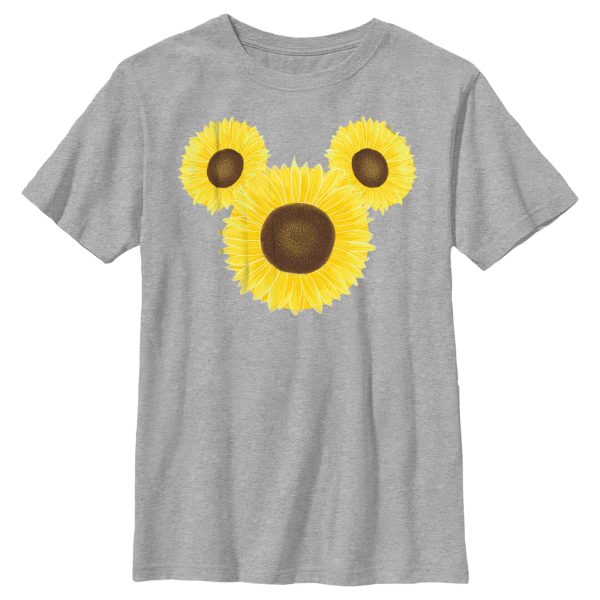 Boy’s Mickey & Friends Mickey Mouse Sunflower Silhouette T-Shirt