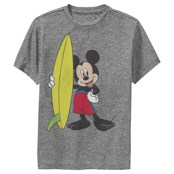 Boy’s Mickey & Friends Mickey Mouse Surf Board Performance Tee