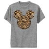 Boy’s Mickey & Friends Mickey Mouse Tiger Print Silhouette Performance Tee