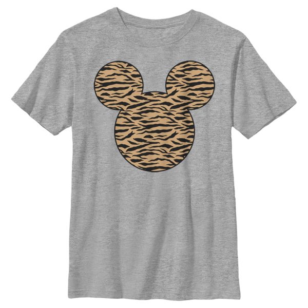 Boy’s Mickey & Friends Mickey Mouse Tiger Print Silhouette T-Shirt