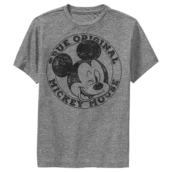 Boy’s Mickey & Friends Mickey Mouse True Original Distressed Performance Tee