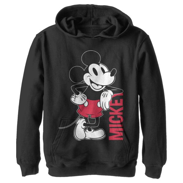 Boy’s Mickey & Friends Mickey Mouse Vintage Lean Pull Over Hoodie