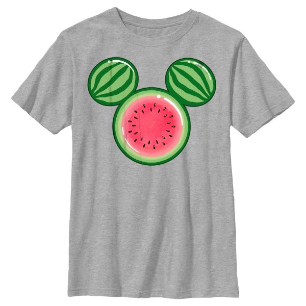 Boy’s Mickey & Friends Mickey Mouse Watermelon Silhouette T-Shirt