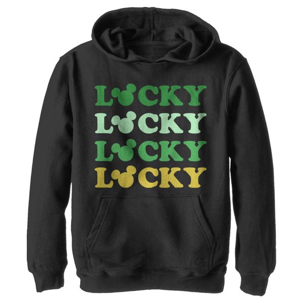 Boy’s Mickey & Friends Mickey and Friends Lucky Stack Pull Over Hoodie