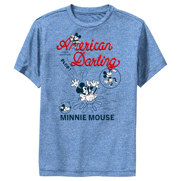 Boy’s Mickey & Friends Mickey and Friends Minnie American Darling Performance Tee