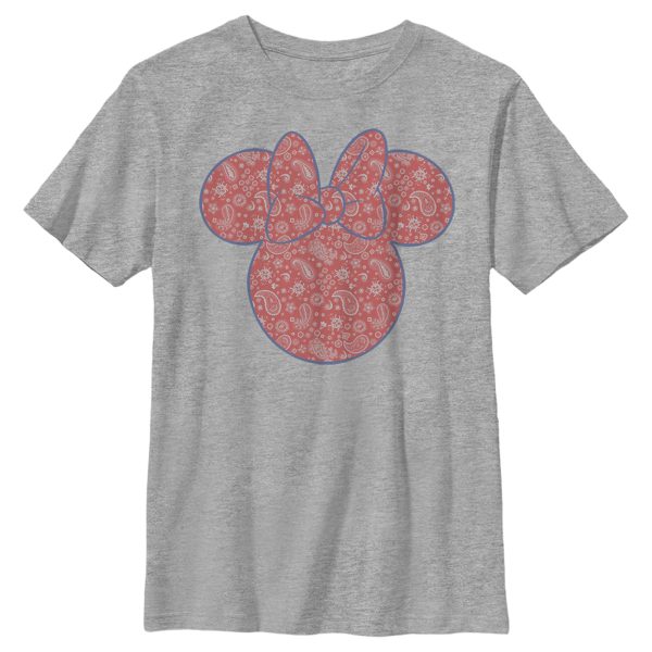 Boy’s Mickey & Friends Mickey and Friends Minnie Paisley Silhouette T-Shirt