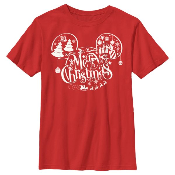 Boy’s Mickey & Friends Mickey and Friends Mousey Christmas T-Shirt