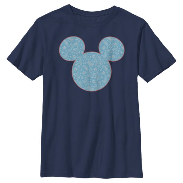 Boy’s Mickey & Friends Mickey and Friends Paisley Silhouette T-Shirt