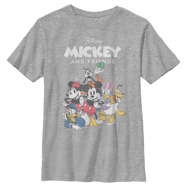 Boy’s Mickey & Friends Mickey and Friends Retro Group T-Shirt