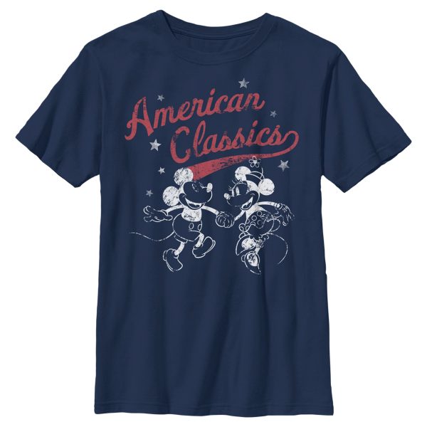 Boy’s Mickey & Friends Mickey and Minnie American Classics T-Shirt