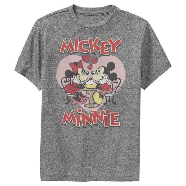 Boy’s Mickey & Friends Mickey and Minnie Share a Sundae Performance Tee