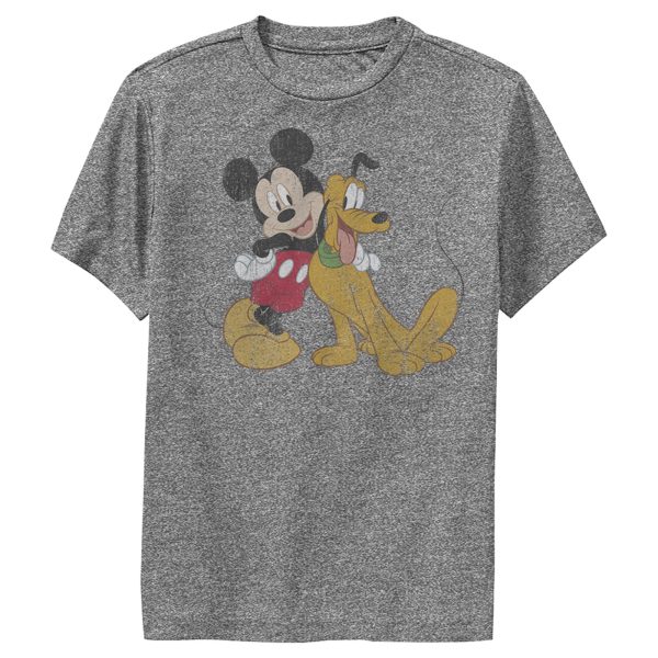 Boy’s Mickey & Friends Mickey and Pluto Performance Tee