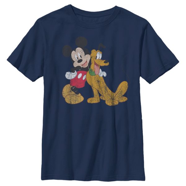 Boy’s Mickey & Friends Mickey and Pluto T-Shirt