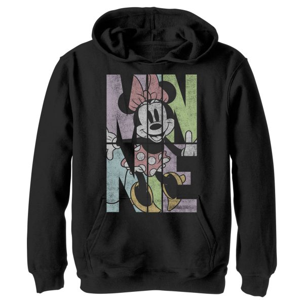 Boy’s Mickey & Friends Minnie Panels Pull Over Hoodie