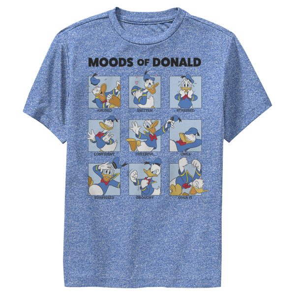 Boy’s Mickey & Friends Moods of Donald Duck Performance Tee