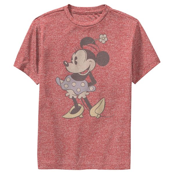 Boy’s Mickey & Friends Retro Distressed Minnie Performance Tee