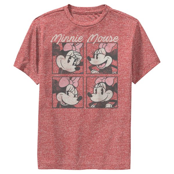 Boy’s Mickey & Friends Retro Minnie Boxes Performance Tee