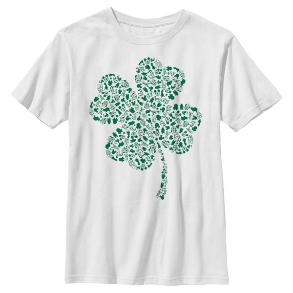 Boy’s Mickey & Friends Shamrock Has All Your Friends T-Shirt