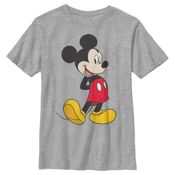 Boy’s Mickey & Friends Smiling Mickey Mouse Portrait T-Shirt