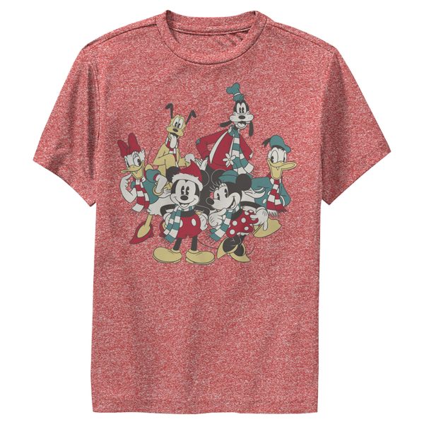 Boy’s Mickey & Friends The Gangs Together For Holiday Performance Tee