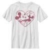 Boy’s Mickey & Friends The Perfect Pair Heart T-Shirt