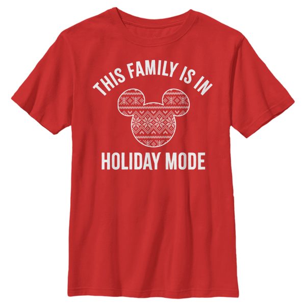 Boy’s Mickey & Friends This Family Is In Vacation Mode T-Shirt