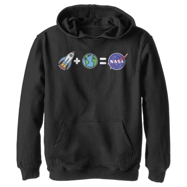 Boy’s NASA Emoji Space Equation Pull Over Hoodie