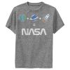 Boy’s NASA Emoji Space Logo Equation Performance Tee