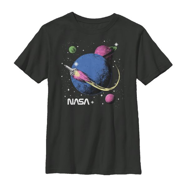 Boy’s NASA Retro Rocket Journey T-Shirt