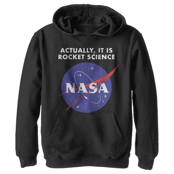 Boy’s NASA Rocket Science Logo Pull Over Hoodie