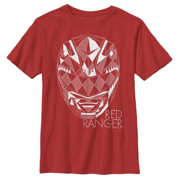 Boy’s Power Rangers Geometric Ranger Helmet T-Shirt