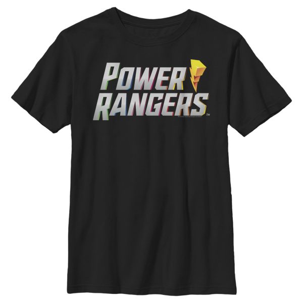 Boy’s Power Rangers Lightning Bolt Logo T-Shirt