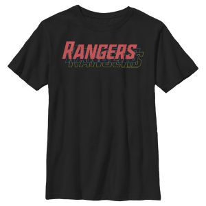Boy’s Power Rangers Shadow Text T-Shirt