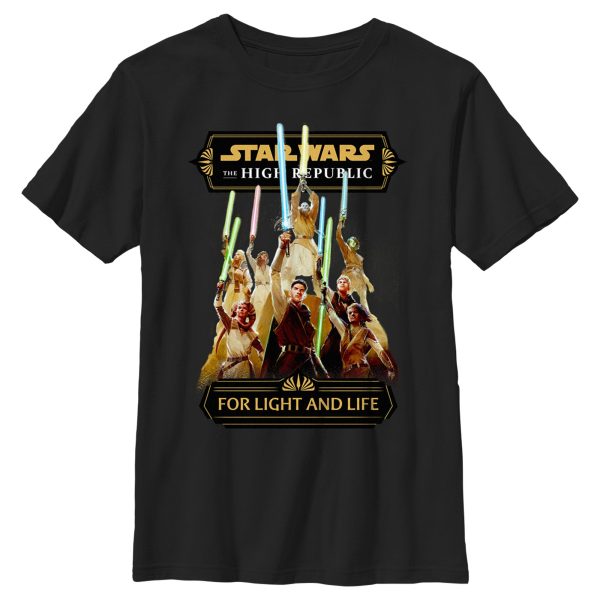 Boy’s Star Wars The High Republic Jedi For Light and Life T-Shirt