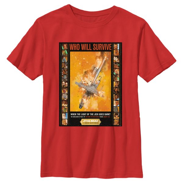 Boy’s Star Wars The High Republic The Disaster Poster T-Shirt