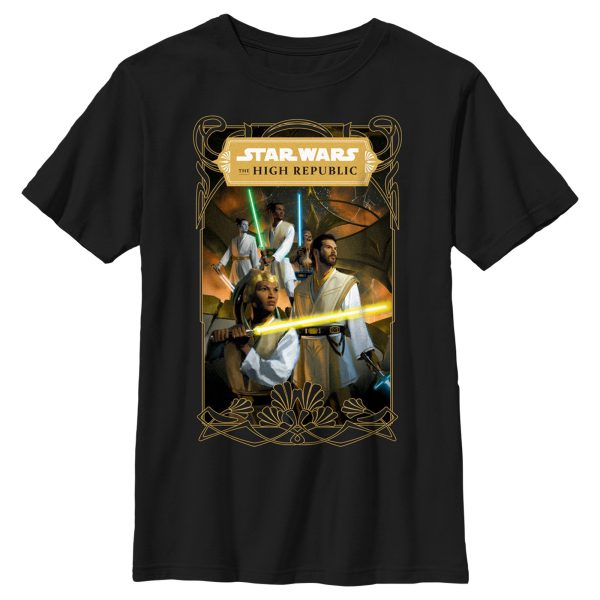 Boy’s Star Wars The High Republic The Fallen Star Cover T-Shirt