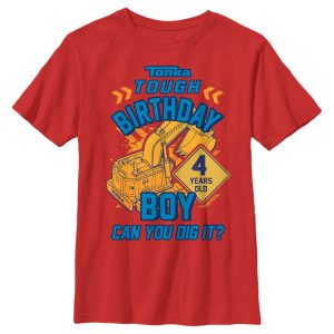 Boy’s Tonka 4th Birthday T-Shirt