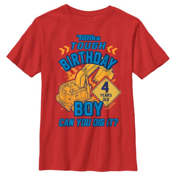 Boy’s Tonka 4th Birthday T-Shirt