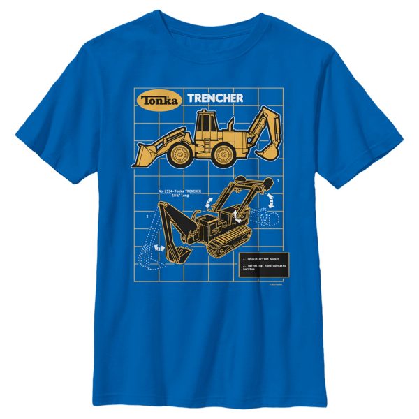 Boy’s Tonka Trencher Blueprint T-Shirt