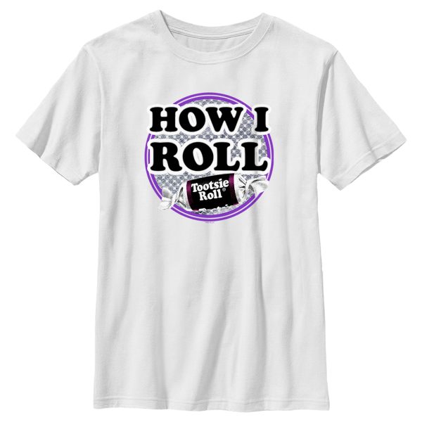 Boy’s Tootsie Roll How I Roll Slogan T-Shirt