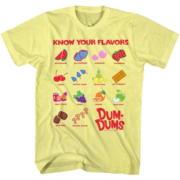 Dum Dums – Flavor Chart